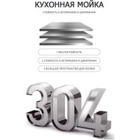 Кухонная мойка Gappo GS7246-6