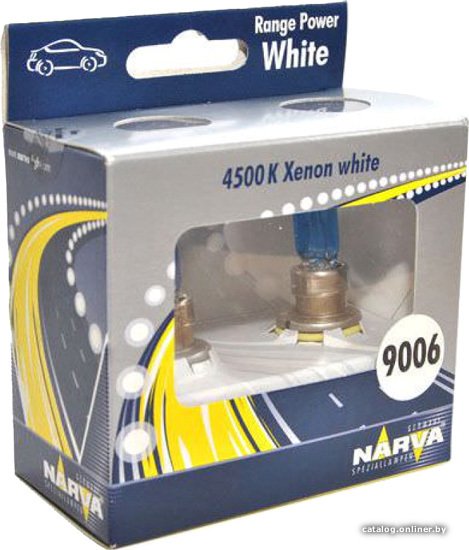 Галогенная лампа Narva HB4 Range Power White 2шт [48626RPW]