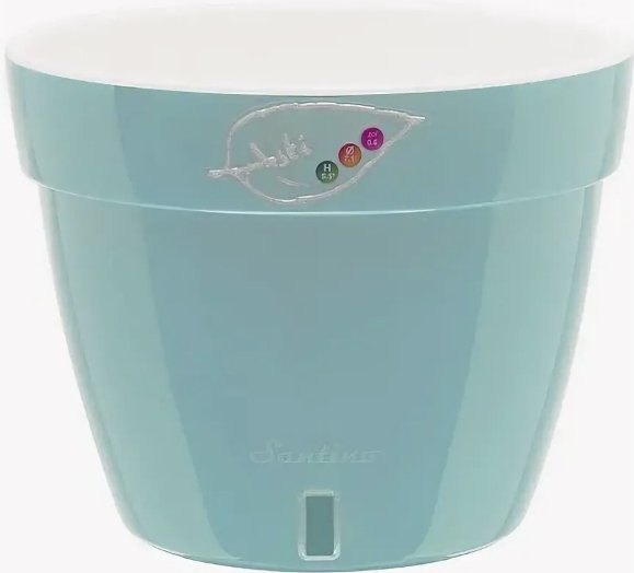 

Вазон Santino Asti AST90MNT/WHT (ментоловый/белый)