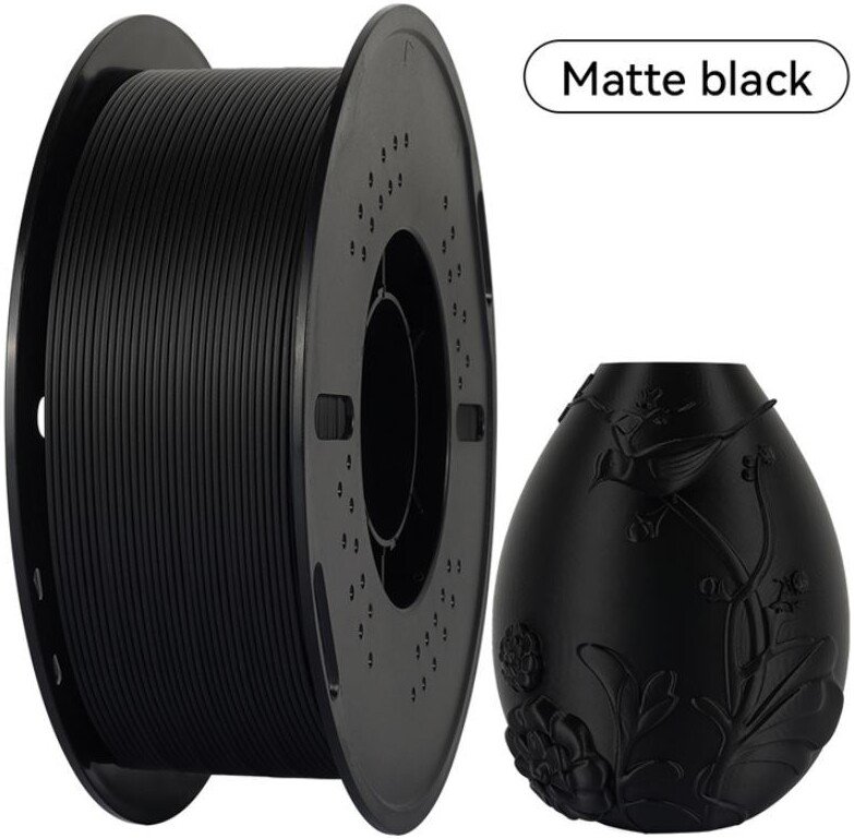 

Пластик Kingroon PLA Matte 1.75 мм HC310 (1 кг, Black)