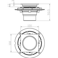 Трап/канал Lauter 21U40042MB (черный матовый)