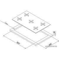 Варочная панель Korting HGG 985 CTN