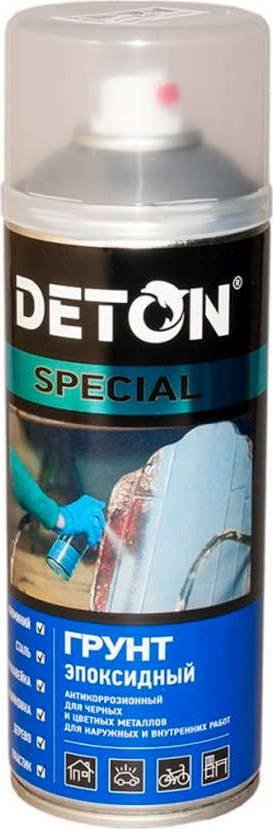 

Автомобильный грунт Deton эпоксидный 1К - Серый - Аэрозоль 520 мл