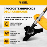 Триммер Denzel DTL-37-4T