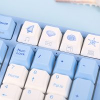 Клавиатура Varmilo VPE108 Sea Melody (Varmilo Daisy L, нет кириллицы)