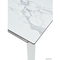 Кухонный стол M-City Corner 120 High Gloss DECDF5052THGSTATWHT (Statuario керамика/белый)