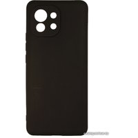 Чехол для телефона KST для Xiaomi Mi 11 (матовый черный)