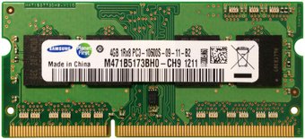 Samsung 4GB DDR3 SODIMM PC3-10600 [M471B5173BH0-CH9]