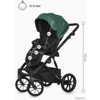 Универсальная коляска Riko Basic Montana Ecco (2 в 1, 13/зеленый)