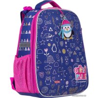 Школьный рюкзак Mike&Mar Снеговик (темно-синий/розовый)