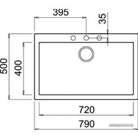 Кухонная мойка Elleci Quadra 130 Kera K96 в Бресте