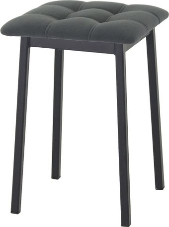 Табурет AMC Comfort 7К1.16 (кожзам, антрацит/черный)