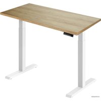 Стол для работы стоя ErgoSmart Electric Desk Compact 1360x800x36 мм (дуб натуральный/белый)