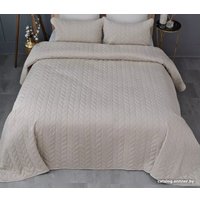 Набор текстиля для спальни Vip Camilla 240-260 (косичка, крем)