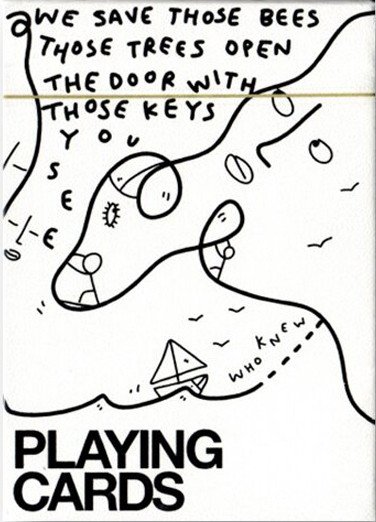 Игральные карты Theory11 Shantell Martin White T1149