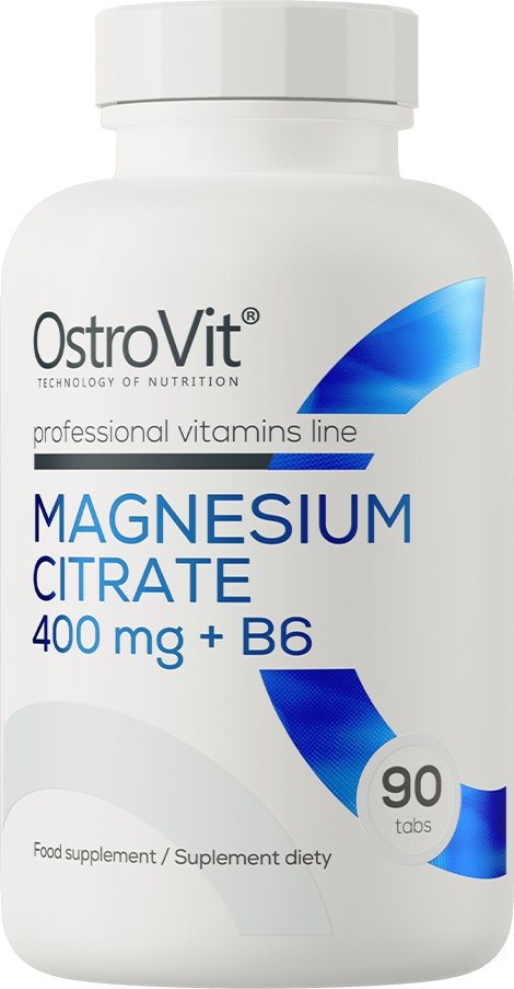 БАД OstroVit Magnesium Citrate 400 mg + B6 (90 таблеток)