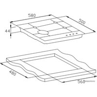 Варочная панель Weissgauff HGG 641 BGH