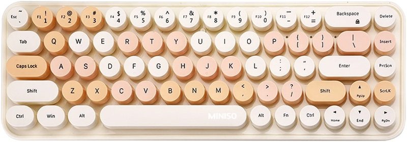

Клавиатура Miniso Fashion 7780 (бежевый)