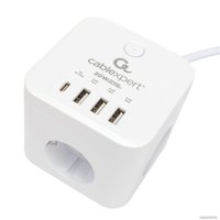 Сетевой фильтр Cablexpert CUBE-3-CU3-W-1.5