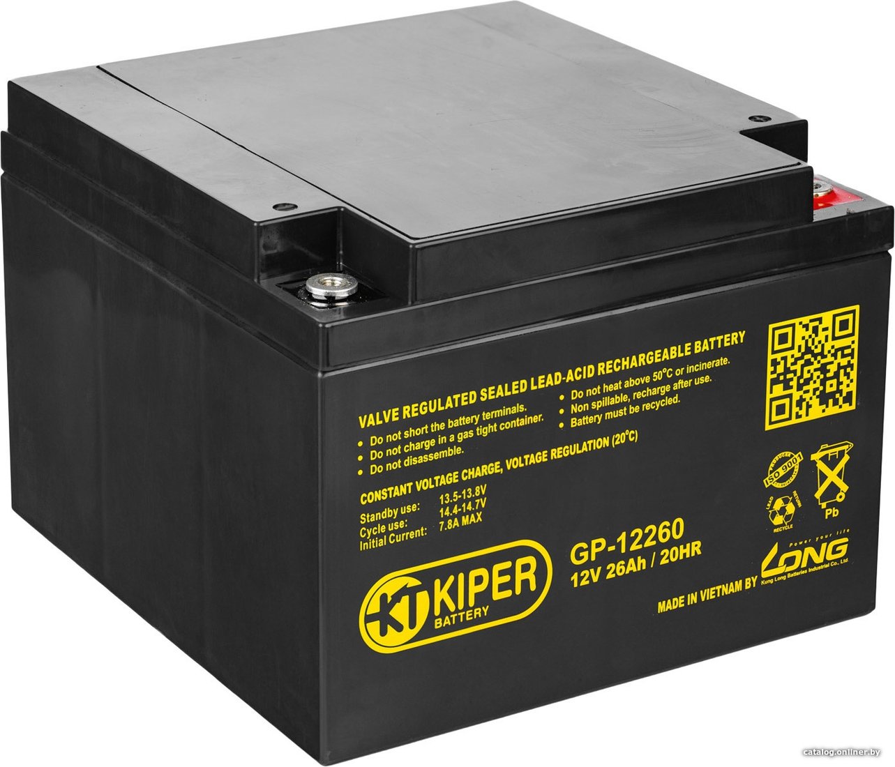 Аккумулятор для ИБП Kiper GP-12260 (12В/26 А·ч)