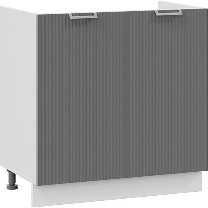 

Шкаф напольный Трия Кимберли 1Н8М (белый/титан)