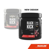 Предтренировочный комплекс Maxler Black Kick (кислая вишня, 500 г)