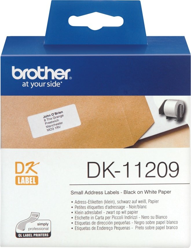 

Самоклеящаяся термобумага Brother DK11209 (29x62 мм, 800 шт)