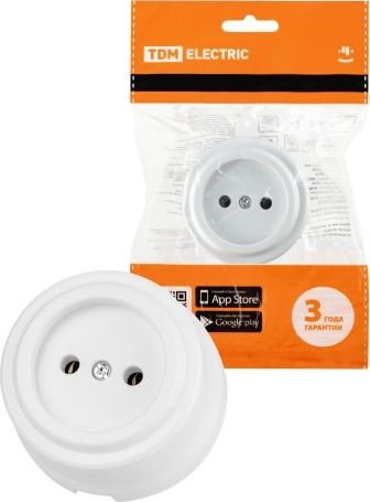 

Розетка TDM Electric Виви SQ1820-1011 (белый)