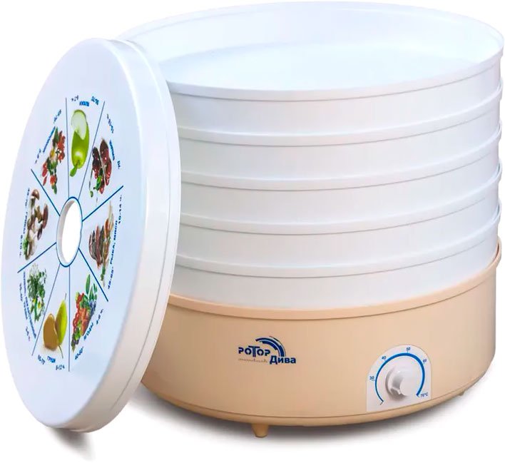 

Сушилка для овощей и фруктов Ротор Дива СШ-007-12