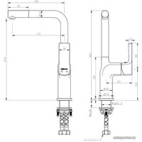 Смеситель Lemark Ursus LM7205BL