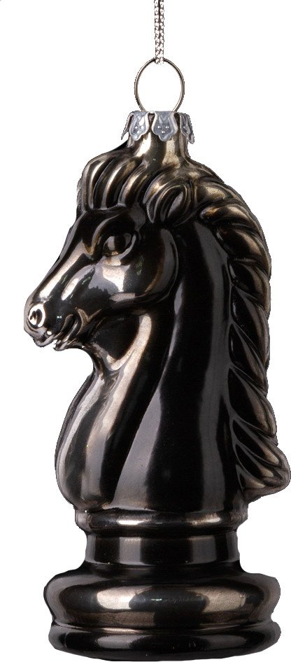 

Елочная игрушка Erich Krause Decor. Ход конем 64439 (черный)