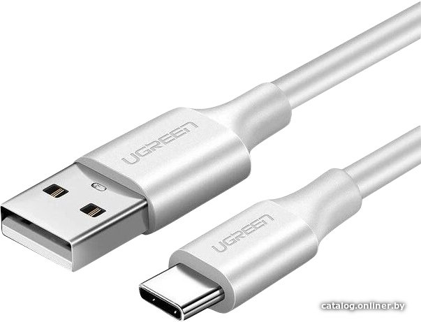 Кабель Ugreen US287 60122 USB Type-A - USB Type-C (1.5 м, белый)