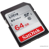 Карта памяти SanDisk SDXC (Class 10) 64GB [SDSDUNC-064G-GN6IN]