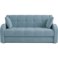 Диван Мебель-АРС Аккордеон Барон НПБ 120x200 (голубой Luna 089)