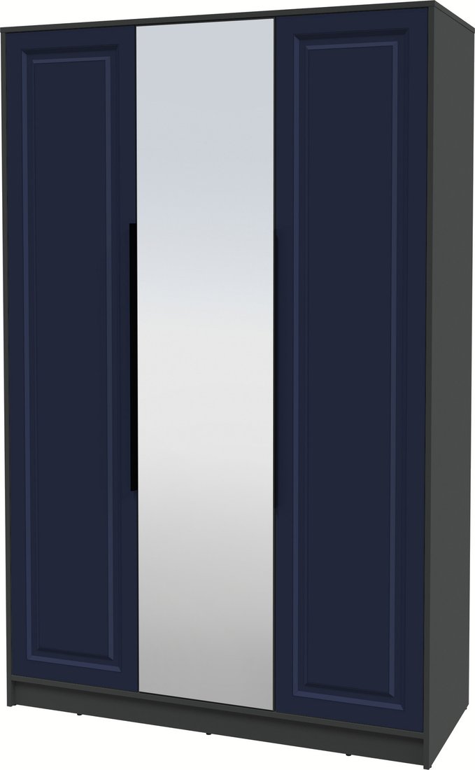 

Шкаф распашной Интерлиния Концепт КТ-Ш3з Деко (антрацит/индиго)