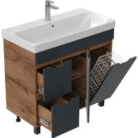 Onika Тумба с умывальником Айленд 90 109032 + Santek Адриана 90 1WH501629