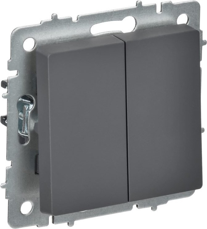 

Выключатель перекрестный IEK Brite BR-V23-0-10-K53 (графит)