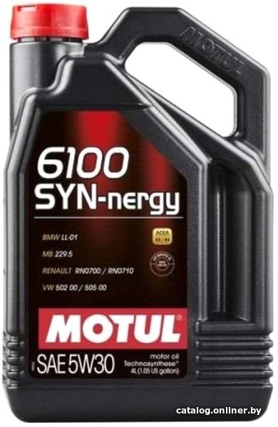 Моторное масло Motul 6100 Syn-nergy 5W-30 4л
