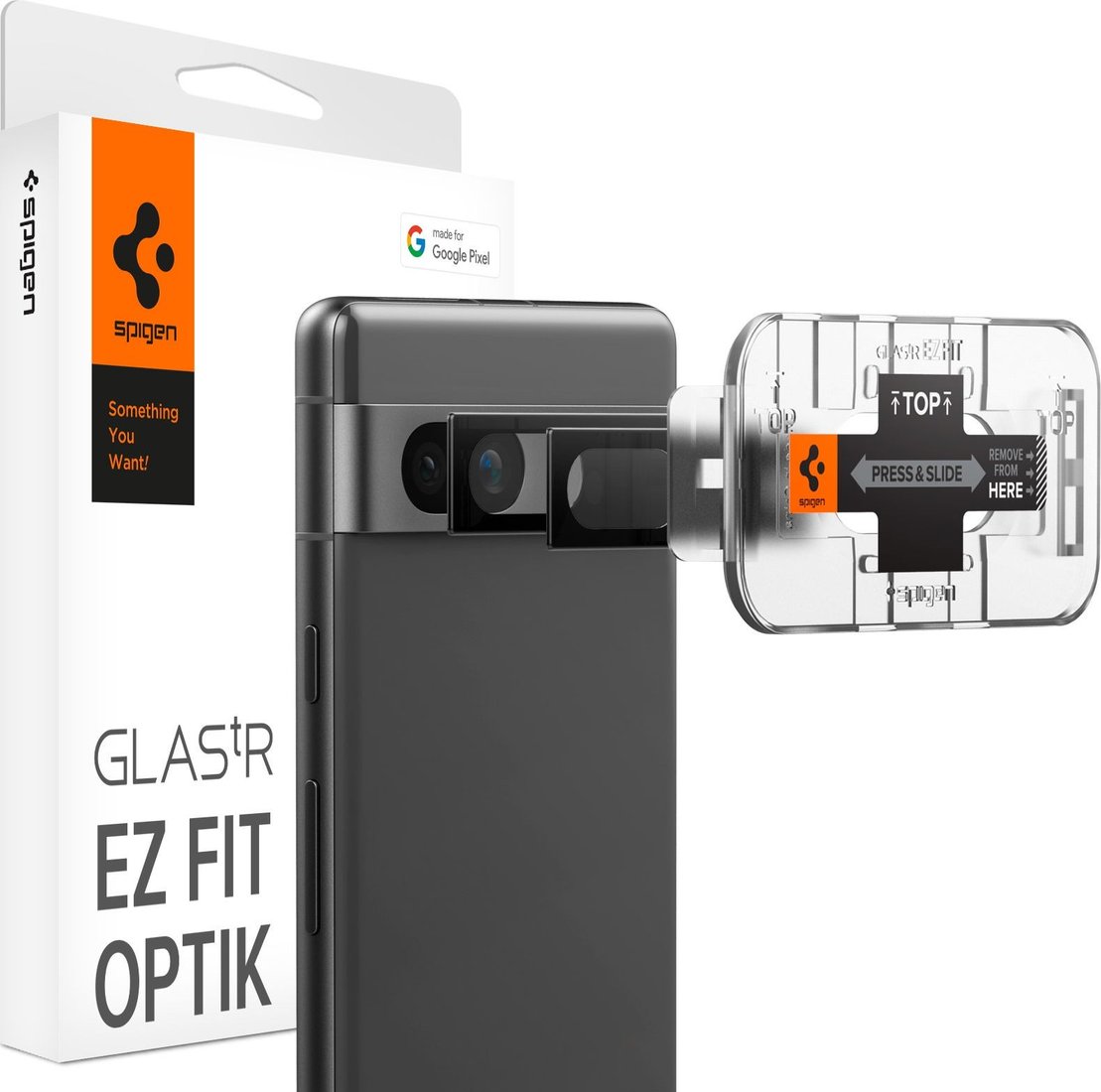 

Защитное стекло Spigen Optik TR EZ Fit camera protector для Pixel 7a AGL05970 (2шт)