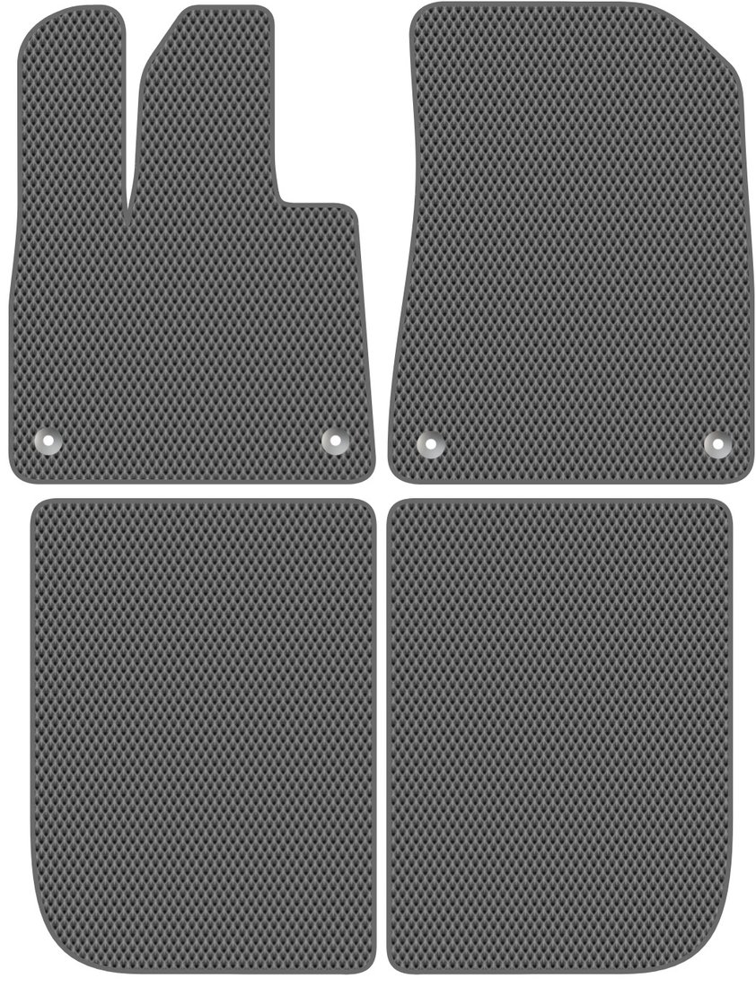 

Комплект ковриков для авто Alicosta Voyah Dream First (VIP) I (минивэн / Гибрид (4 места)) 2023 - Н.В. (серый, ромб)