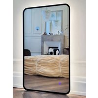 Зеркало с подсветкой  eMZe Smartphone 45x77 LED.UV.SMART.45.77.CHE (черный) в Пинске