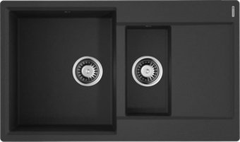Кухонная мойка Omoikiri Daisen 86-2-BL (черный)