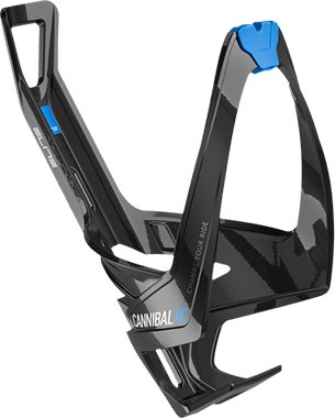 

Флягодержатель Elite Cannibal XC (black glossy/blue graphic)