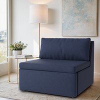 Кресло-кровать Mio Tesoro Такка Fotel 80 Z/F Malmo 79 (blue)
