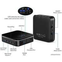 Bluetooth аудиоресивер USBTOP Bluetooth 5.0 Toslink/SPDIF/AUX