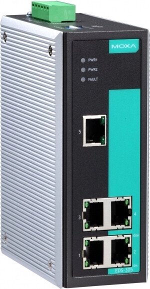 

Неуправляемый коммутатор Moxa EDS-305