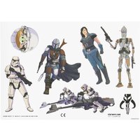 Набор наклеек Paladone Star Wars The Mandalorian Gadget Decals