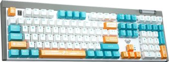 Клавиатура AULA F3050 (с темно-бирюзовыми кнопками, Blue Switch)