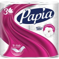 Туалетная бумага Papia Балийский цветок (3 слоя, 4 рулона)
