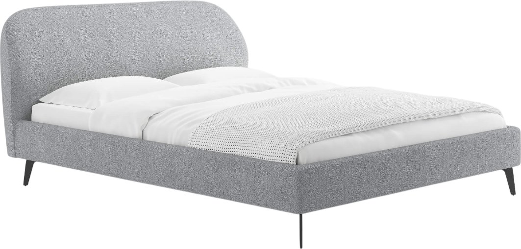 

Кровать Сонум Katrin 160x200 (рогожка пепельный)